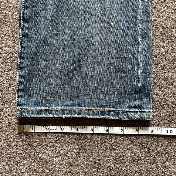 NWT Y2K ReRock for EXPRESS Boot Cut Low Rise Jeans Embroidered Size 4 (31x32.5) - Picture 14 of 16